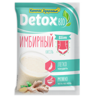 Кисель льняной заварной имбирный Detox, Компас Здоровья, 25 г