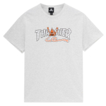 Футболка Thrasher X TOY Machine Pyramid Grey