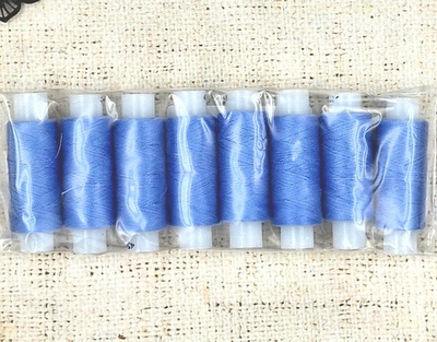 Нитки армированные 45ЛЛ, 150 м, тёмно-голубой