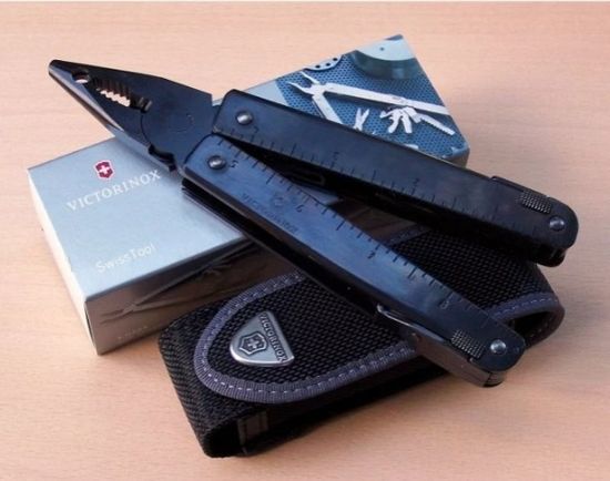 Многофункц. инстр.-т VICTORINOX Мод. SWISSTOOL CAPCRIMPER BLACK (105мм)(чехол: нейлон) - 24 функции