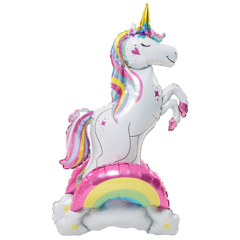 Шар Фольгированный Единорог на радуге (Ассорти)