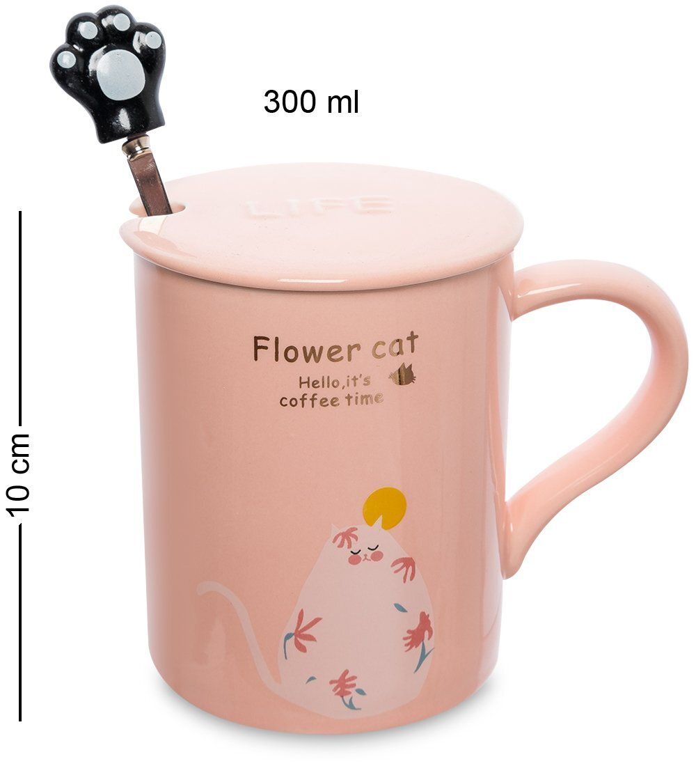 MUG-273/1 Кружка «Цветочный кот»