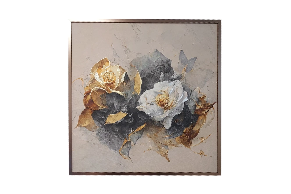 Картина Garda Decor 89VOR-GOLDEN ROSE