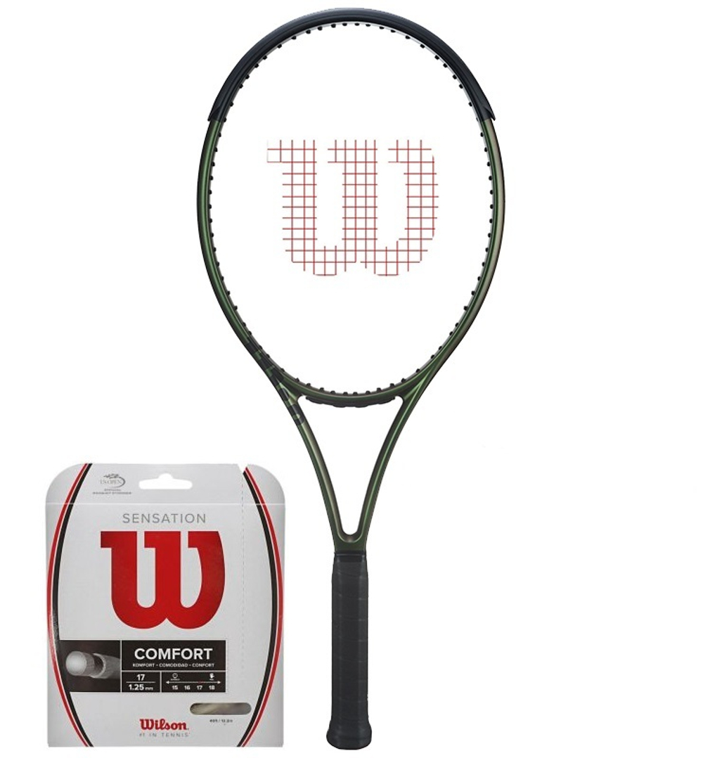 Теннисная ракетка Wilson Blade 100UL V8.0 - струныnięta