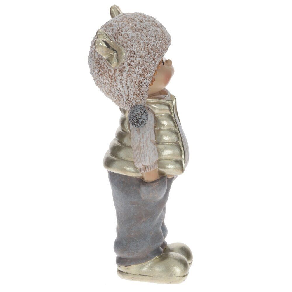 GAEM Фигурка декоративная "Мальчик/Девочка", L7,5 W5 H13 см, 2в.