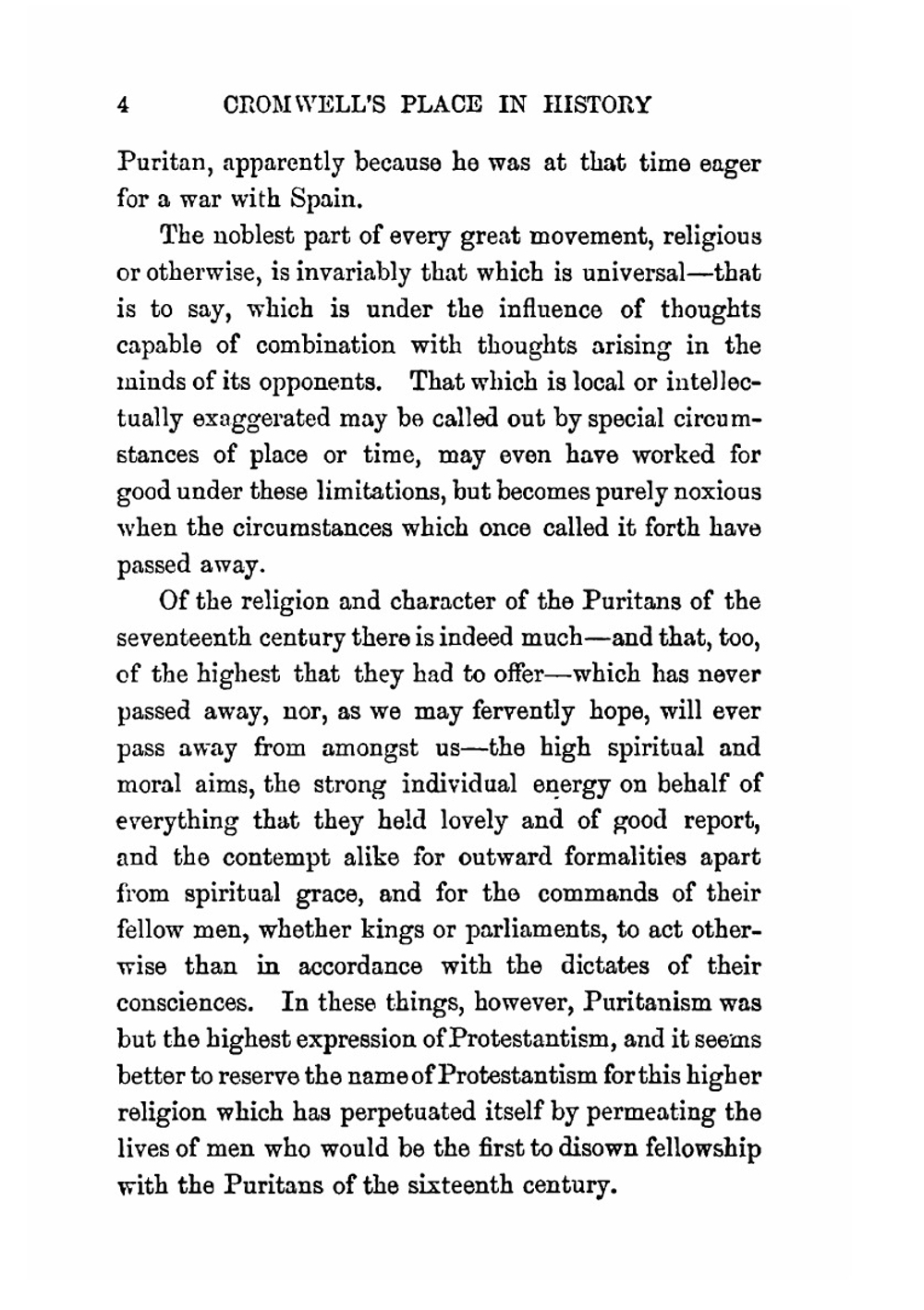 Cromwell's place in history. Founded on six lectures delivered in the University of Oxford | Samuel Rawson Gardiner