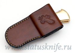 Чехол кожаный коричневый Buck 110фотография - 2