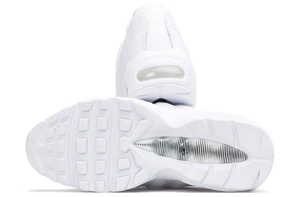 Кроссовки Nike Air Max 95 Triple White (Женская размерная сетка)
