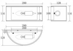 Накладной светильник Maytoni Ripple MOD096WL-01CH