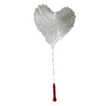 Шар со светом сердце ручка 4 цвета микс