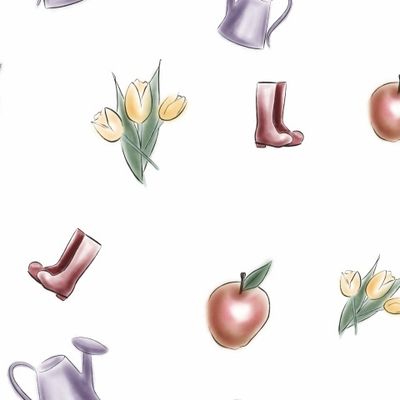 Весна на даче