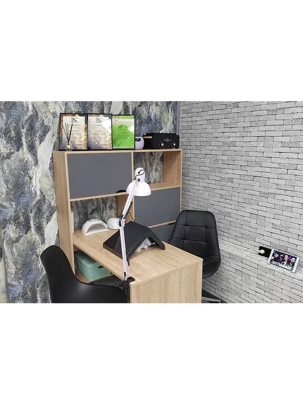 Стол письменный угловой с ящиками 114,8х110х143,2 см