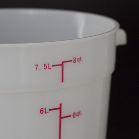 Контейнер круглый 7,6 л, полипропилен/с крышкой