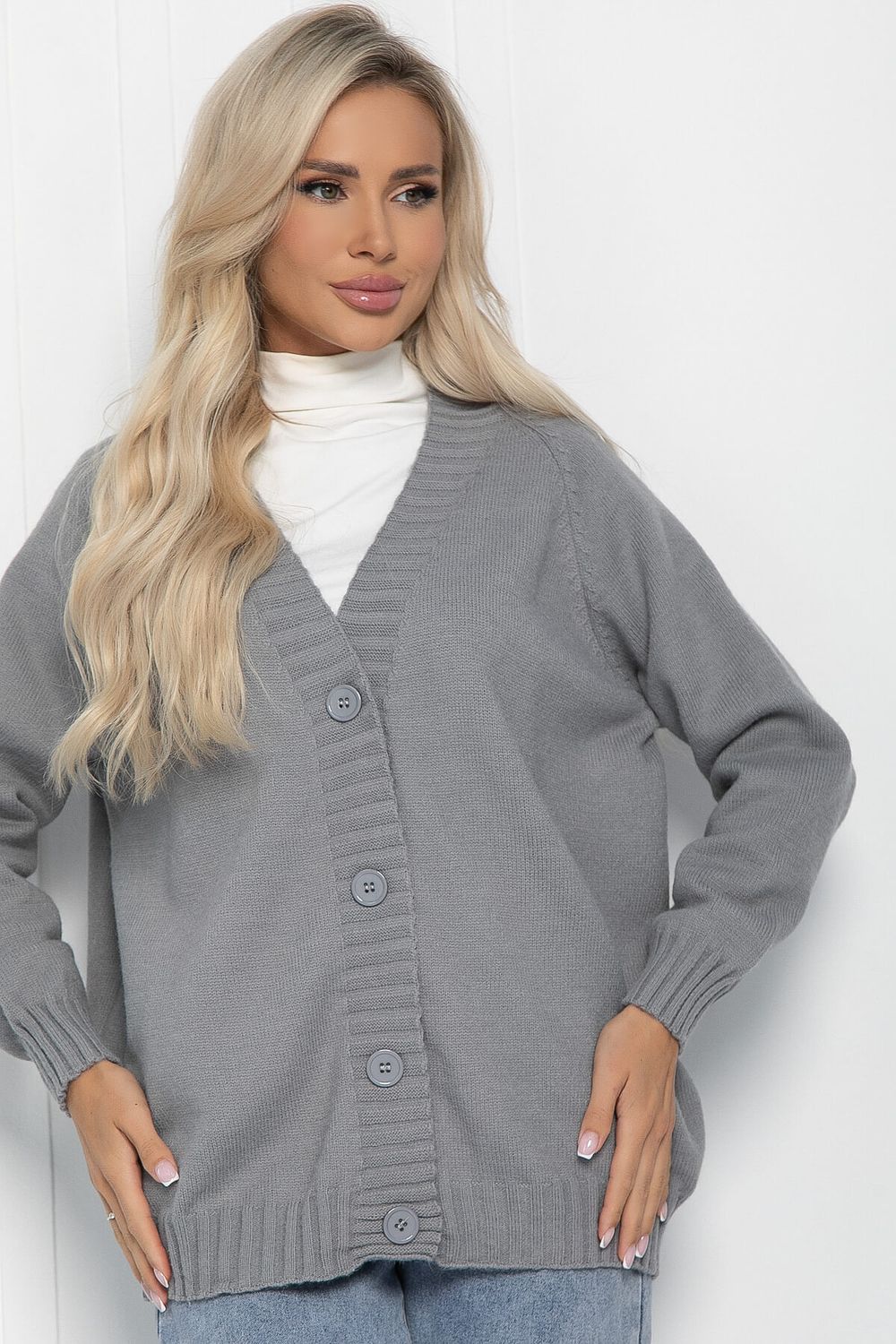 Кардиган Вилла (серый) Б11288 LT Collection