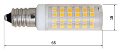 Лампа светодиодная 10W R18 E14 - цвет Белый