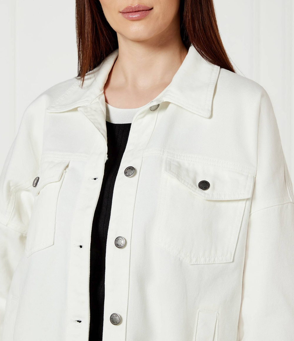 Джинсовая куртка Liu Jo - экрю(UA5165 DS069)