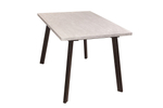 Стол TEO раскладной (120+40), цемент светлый
