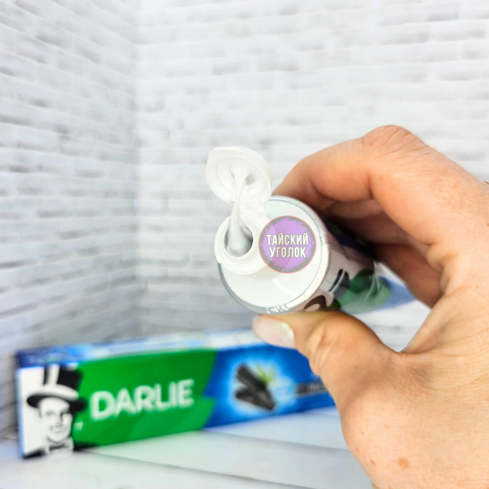 Зубная паста Darlie с древесным углем отбеливающая 140 гр.