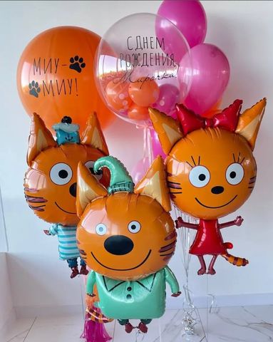 Дружба трех котов