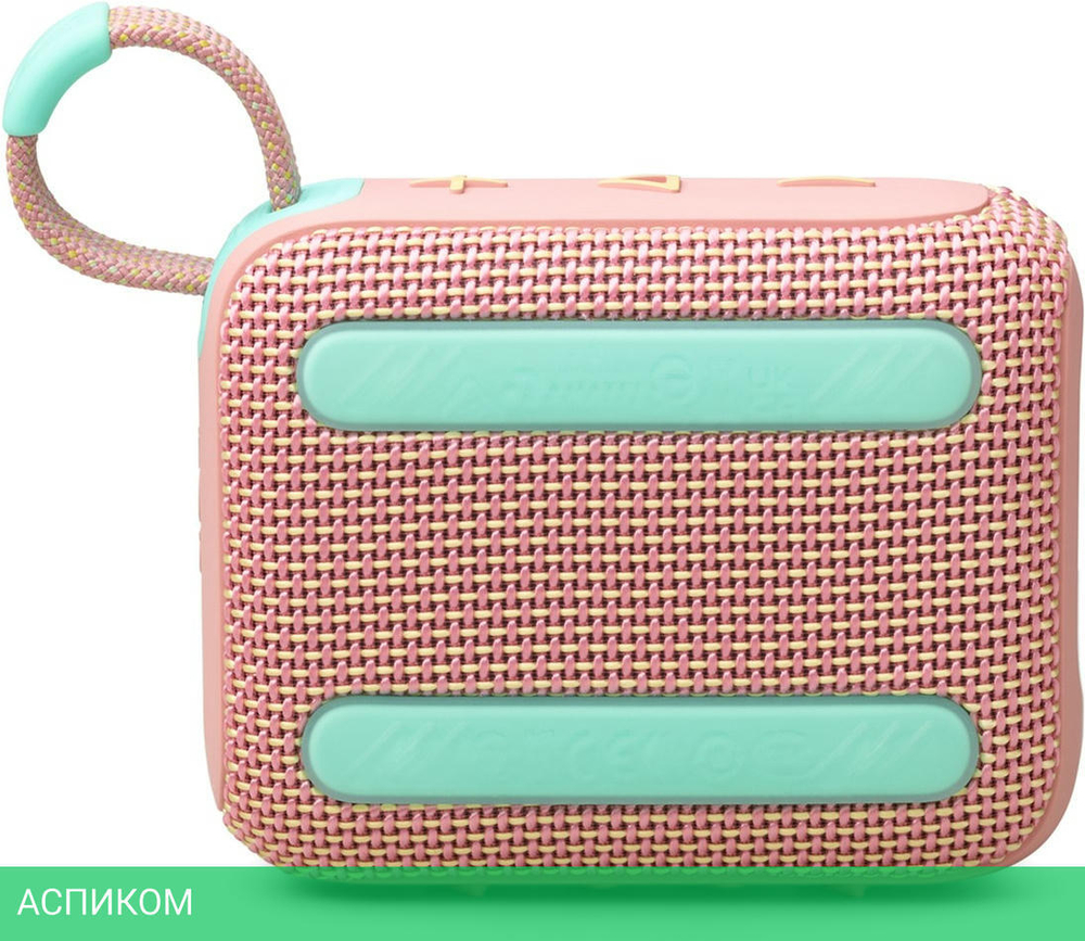 Беспроводная колонка JBL Go 4 Pink (JBLGO4PINK)