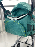 Коляска комбинированная (санки - коляска) «Ника Детям 7-7» джинс зеленый (арт. НД7-7/3)