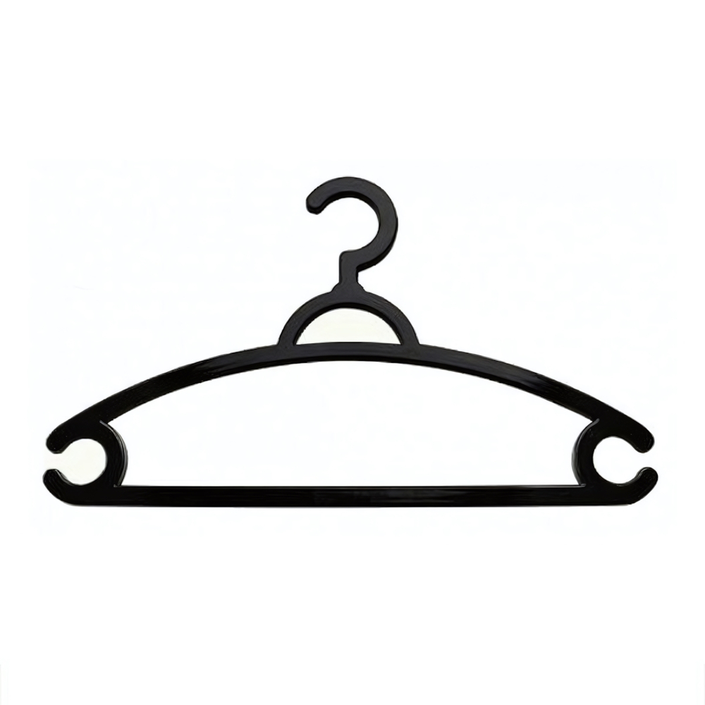 Вешалка-плечики "Rambai" 48-50 для легкой одежды (черный)