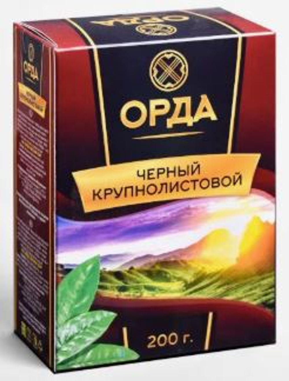 Чай Орда  черный крупнолистовой 200 гр