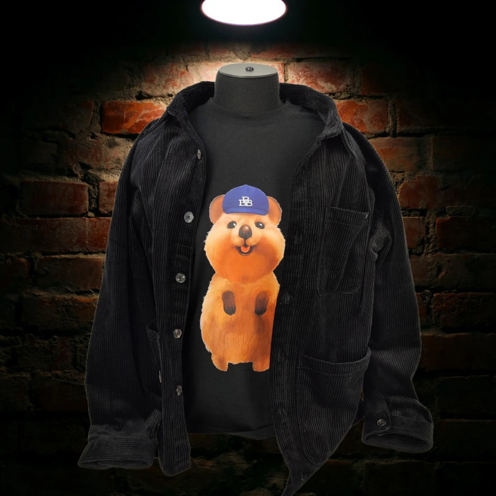 Лонгслив чёрный "BORN TO BE BEST" с рисунком, хлопок Р.Корея