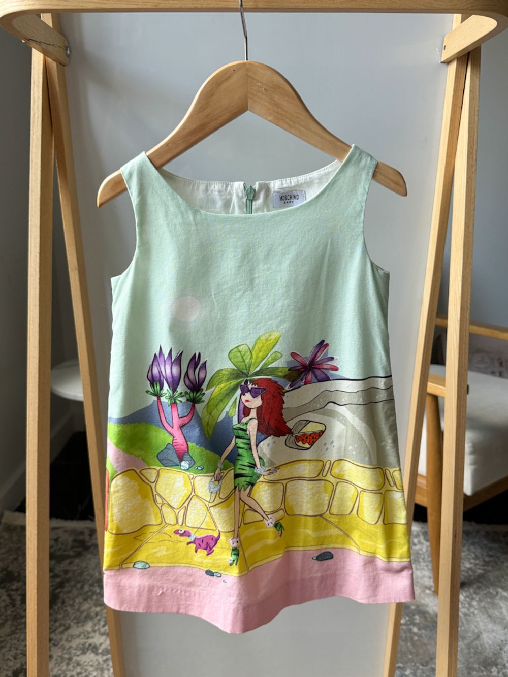 Хлопковое платье Moschino, 98