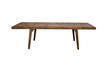 Обеденный стол из акации Joygarden МОНА раздвижной 179/263 см, коричневый