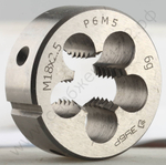 ЗУБР М18x2.5мм, сталь Р6М5, Плашка круглая машинно-ручная (4-28023-18-2.5)