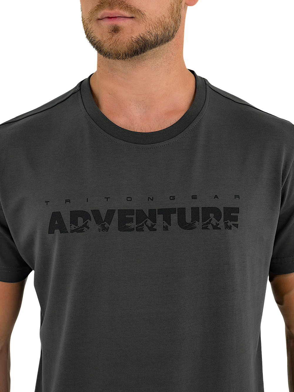 Футболка Triton Adventure Хлопок Серая -