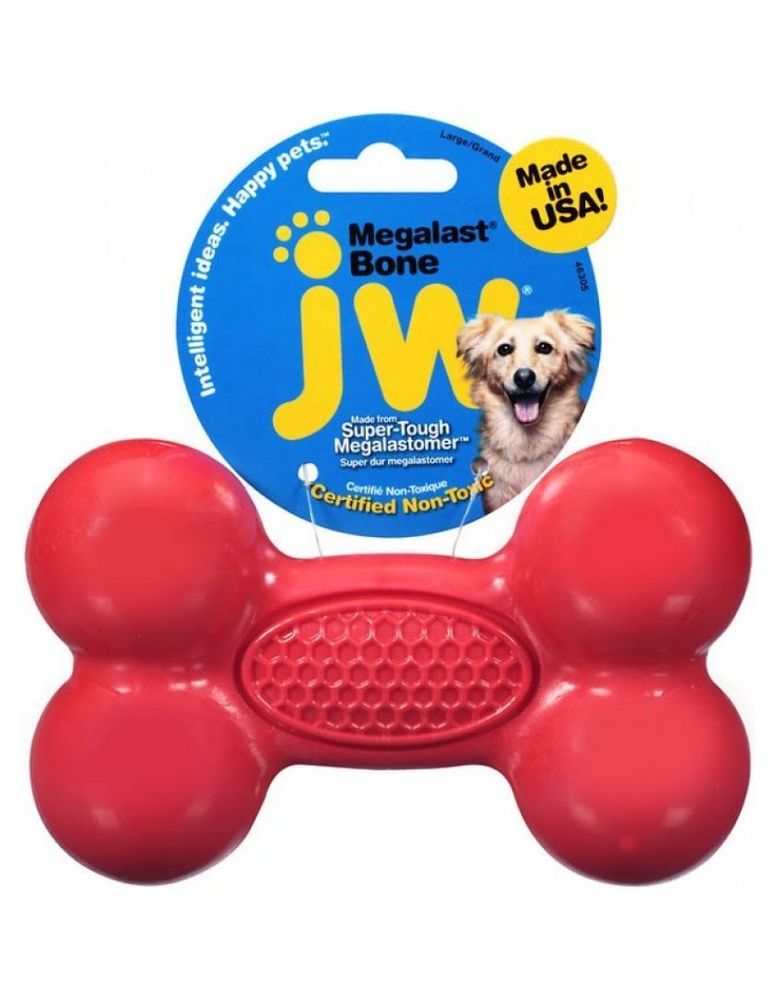 Игрушка J.W. для собак - Косточка с пищалкой маленькая