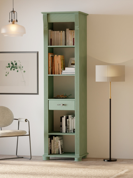 Шкаф-витрина деревянная Сюзанна 4 полки