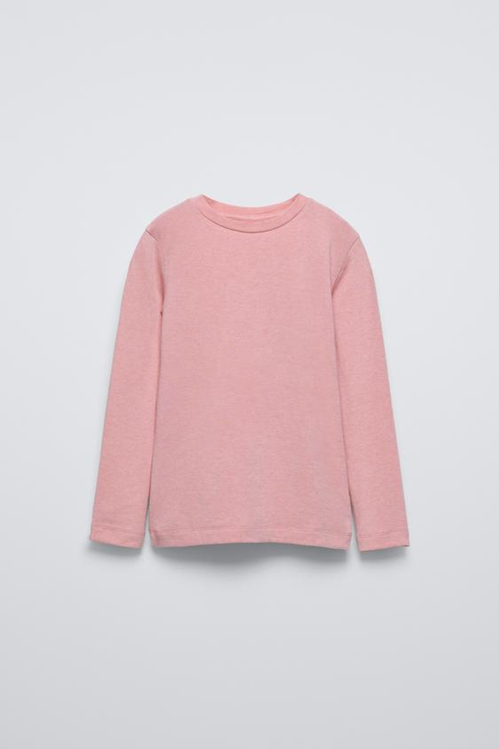 ZARA ЛОНГСЛИВ ИЗ СМЕСОВОЙ ШЕРСТИ С ШАРФОМ, РОЗОВЫЙ