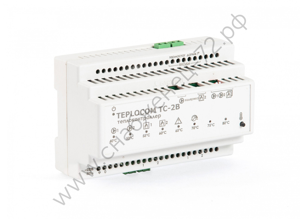 Теплоконтроллер TEPLOCOM Каскад TC-2B для сист отопления упр каскадом из 2 котлов
