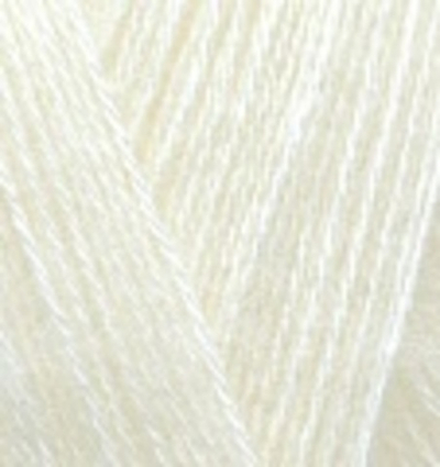 Пряжа ALIZE "Angora Gold" 01 кремовый