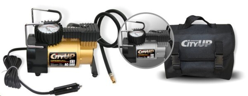 Компрессор поршневой TORNADO ORIGINAL 12В в кейсе (City UP)