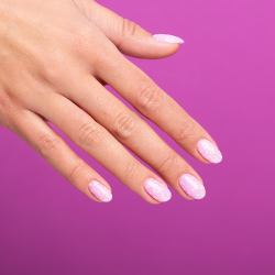 Semilac UV Hybrid Crushed_ICE - Гибридный лак для ногтей с использованием УФ / СВ-лампы оттенок 492 Icy Lavender Bliss, 7 ml