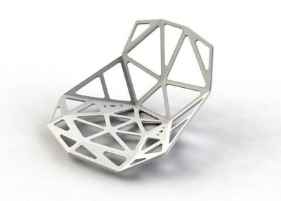 Сидение для стульев непрозрачное усиленное, цвет черный