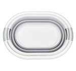 Таз ФЛЕКС 17,5 л овальный складной с ручками, материал- полипропилен, ТЭП М2503