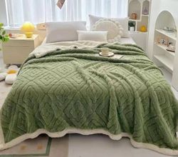 Плед РОМБ ВЯЗКА 1,5сп