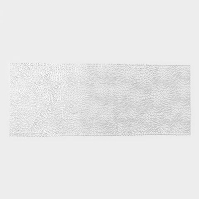 Серебристая дорожка на стол «Астры» (89х35 см)