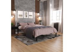 Полутораспальная кровать Фади 140х200 черная