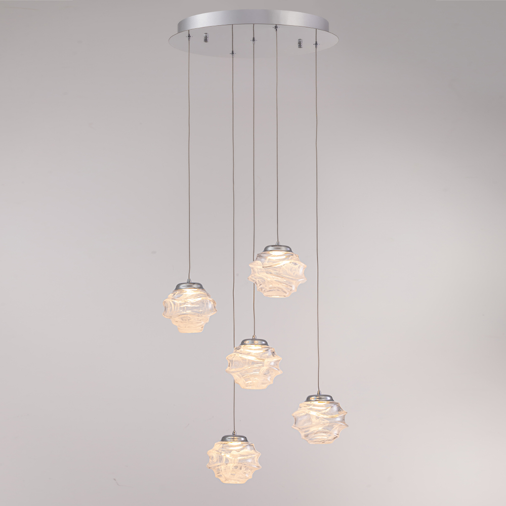 Подвесной светильник MD25030003-5A chrome/clear