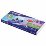 Акварель художественная в тубах НАБОР 12 цветов по 12 мл, BRAUBERG ART CLASSIC, 191764