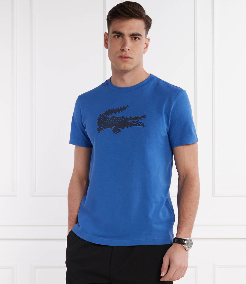 Футболка Lacoste - индиговой(TH2042)