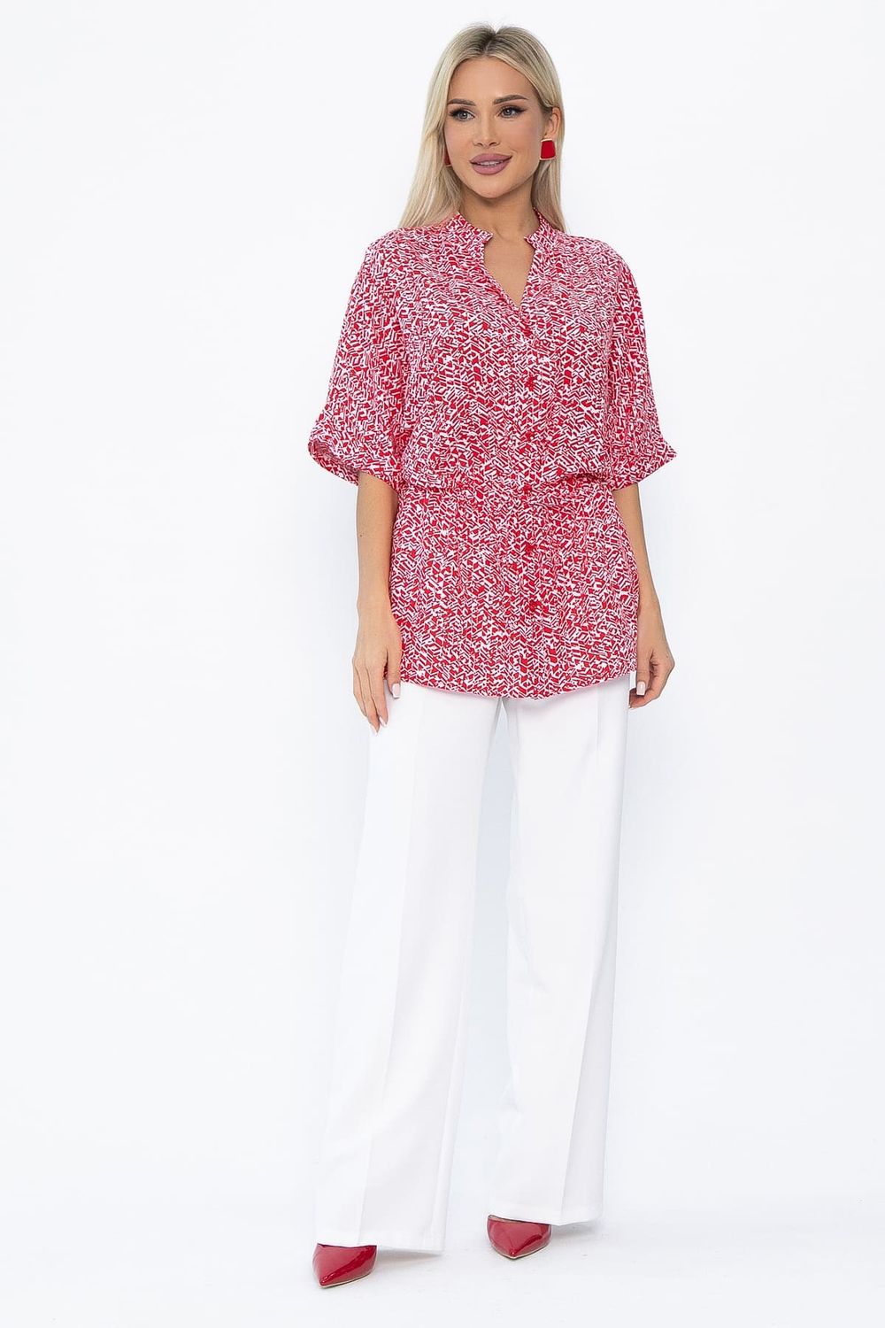 Блуза Мариша (красная) Б13919-30М LT Collection