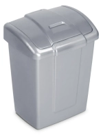 Контейнер для мусора»Форте»6л серебристый С339СРБ