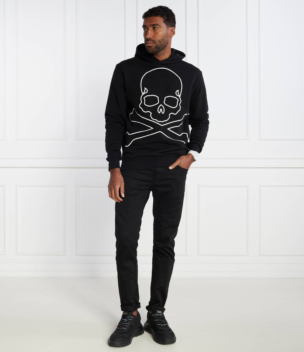 Худи Skull&Bones Philipp Plein - черный(MJB3210 PJO002N)